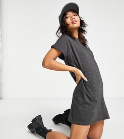 xena t-shirt dress in charcoal-Grey