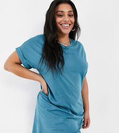 Xena T-shirt dress-Blues