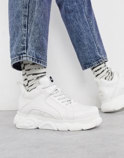 cloud chunky sole sneakers in white
