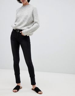 Lola straight leg jeans-Black