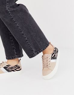 by ALDO Augustiski vegan sneakers in animal print-Multi