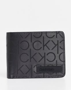 6cc bifold wallet in black