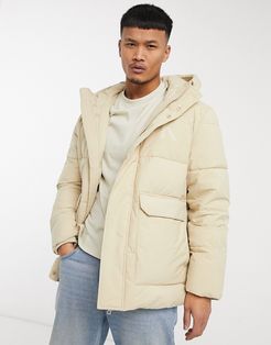 eco jacket in beige