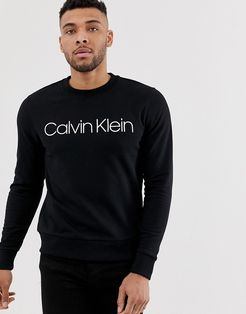 logo sweatshirt in black