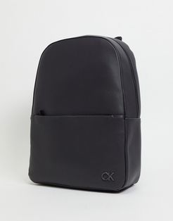 round top backpack in black