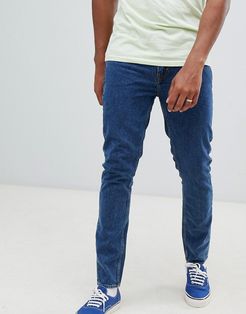Slim Tapered Jeans In Blue-Blues