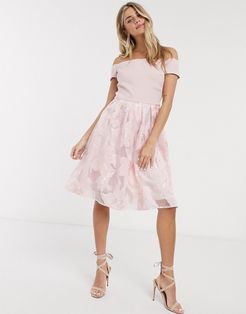 Chi Chi Antara midi dress in pink