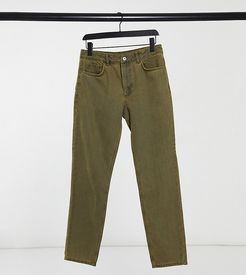 x003 tapered jeans in nicotine wash-Black