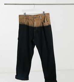 x005 straight leg jeans in dip dye-Multi