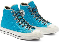 Chuck 70 Hi quilted sneakers in sail blue-Blues