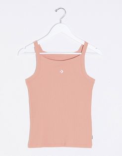 star chevron tank top in rose gold-Pink