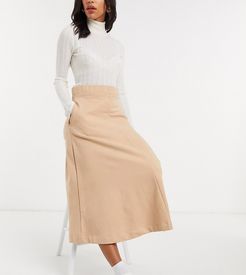 organic cotton extreme a line skirt-Neutral