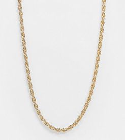 Exclusive necklace in twisted gold chain