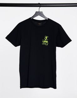 devil biaritz address t-shirt in black