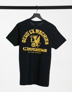 devil camperdown address t-shirt in black