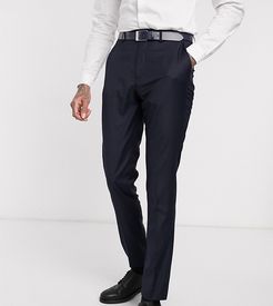 Tall skinny fit tuxedo pants-Navy