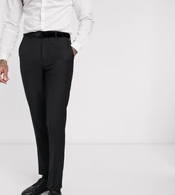 Tall skinny fit tuxedo pants-Black