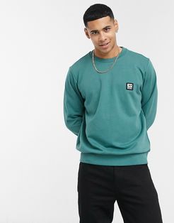 S-Girk-K12 D badge logo sweatshirt in green