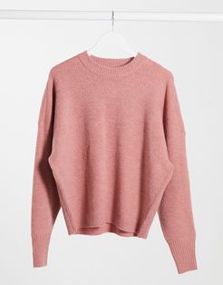 Lizzy knitted sweater in blush pink