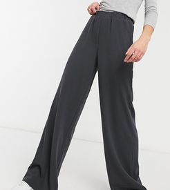 Bell pants in dark gray-Black