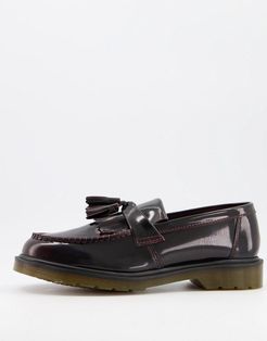 Adrian snaffle loafers in burgundy-Red