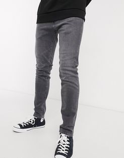 ED85 skinny fit jeans in gray denim