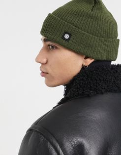 Flow beanie in khaki-Green