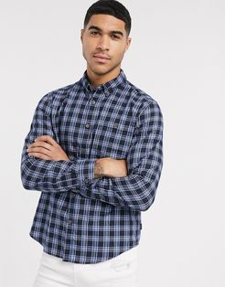 checked shirt in navy