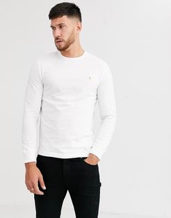 Worth long sleeve t-shirt in white