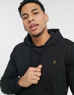 Zain organic cotton hoodie in black