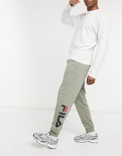 todd logo tapered sweatpants in beige