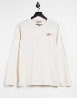 Icon angels long sleeve t-shirt in cream