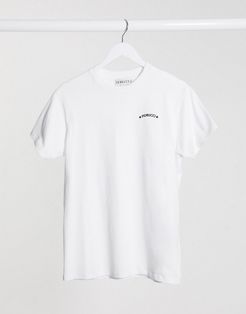star logo t-shirt in white