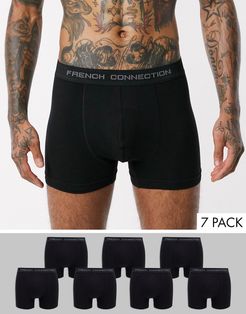 7 pack boxers in black