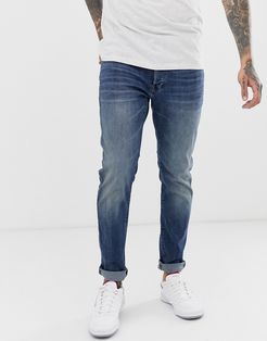 3301 slim fit jeans in medium aged-Blues