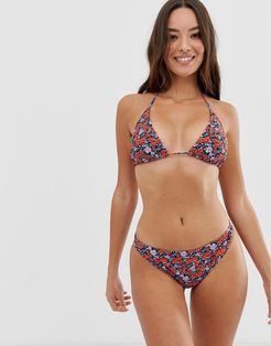 Pilea rose bikini bottoms-Multi