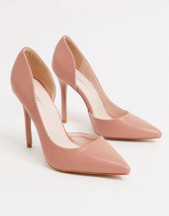 D'orsay pumps in blush-Beige