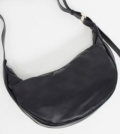 sling tote bag in black