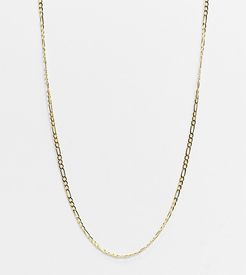 figaro chain necklace in gold plate