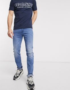 708 slim fit jeans in light blue wash