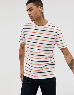Multi Stripe T-Shirt-White