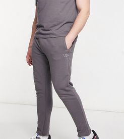 Plus logo sweatpants-Grey
