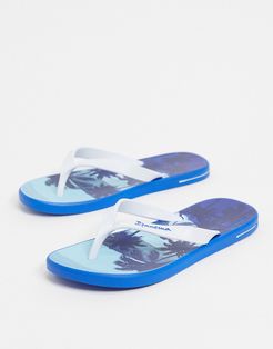 posto palm flip flop in blue
