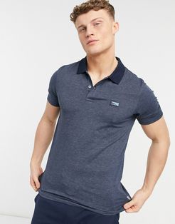 Core jersey polo in navy