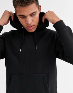 Essentials oversized hoodie in black