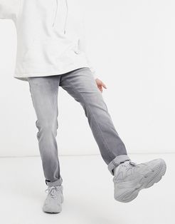 Intelligence Glenn slim jeans in gray-Grey