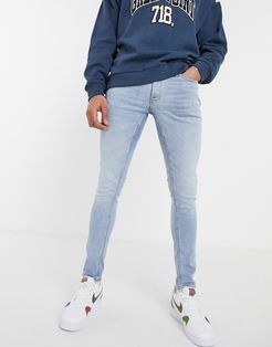 Intelligence Liam skinny fit jeans in light blue-Blues