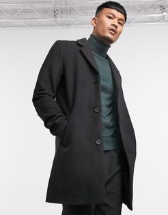 Originals overcoat in black