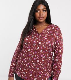 floral shirt-Multi