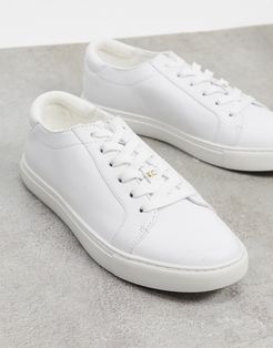 kam sneakers in white leather